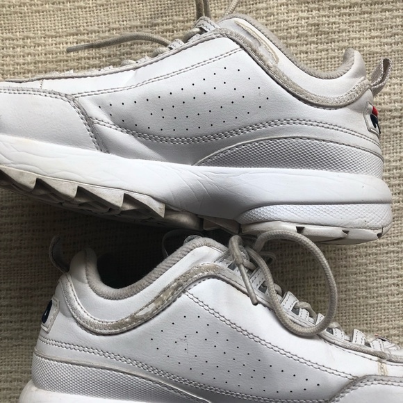 Fila Disruptor II Chunky White Dad Sneakers - Picture 3 of 8